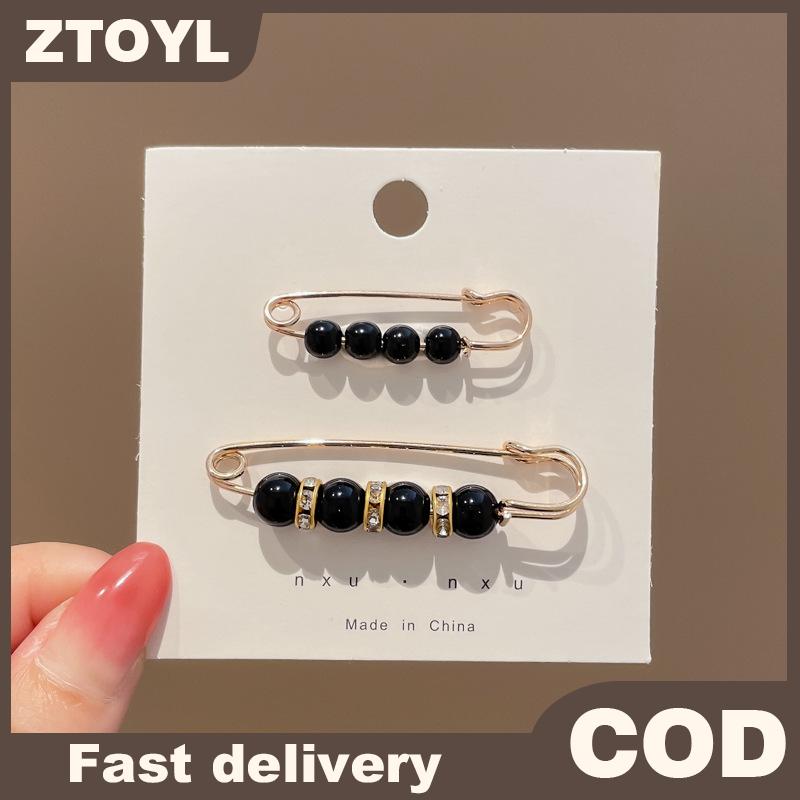 ZTOYL Phong Cách Hàn Quốc Thời Trang Chống-Lóa Khóa Trâm Quần Áo Cố Định Quần Eo Thay Đổi Nhỏ Eo Khóa Đa-Mảnh Trâm Pin