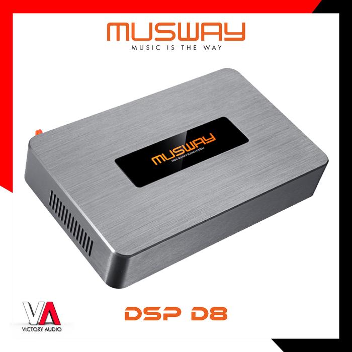 DIGITAL SOUND PROCESSOR MUSWAY D8 V4 10CH DSP BUILT IN POWER AMPLFIER 8CH - Gema Audio Harga 12,560,000 rupiah*Gratis Ongkir