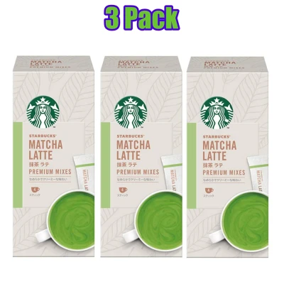 Starbucks Premium Mix Matcha Latte 4P x 3 Box Powder