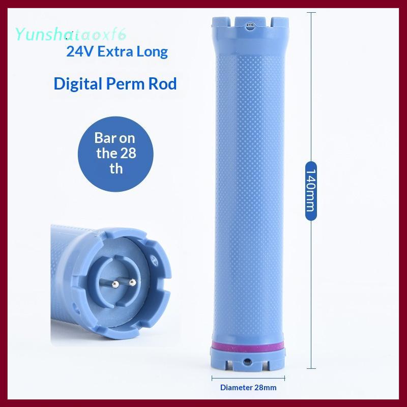 yunshataoxf 140Mm 24V Kỹ Thuật Số Tóc Hot Perm Que Điện Nước Nóng Dụng Cụ uốn Thanh Con Lăn Tóc Sóng Salon Cắt Tóc Curling Xoắn Ốc Công Cụ Tạo Kiểu - 2