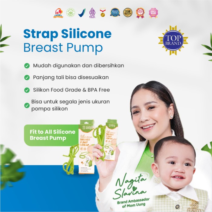 MOM UUNG Pompa ASI SILICONE BREAST PUMP Hands Free - Pompa Asi Portable Wireless BPA FREE - ASI Booster 30 & 60 Kapsul Pelancar Asi - Official