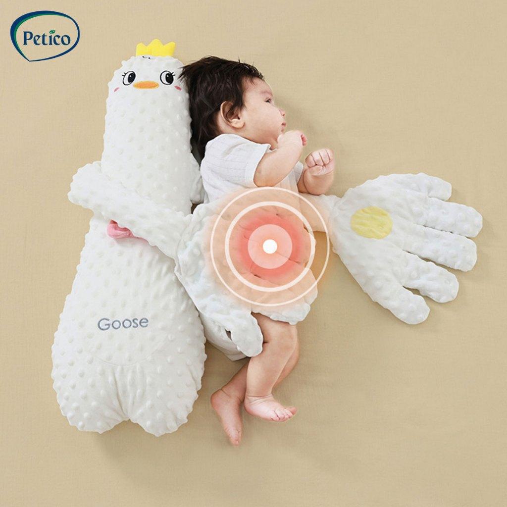 Gối ôm có bàn tay vỗ mông ru ngủ cho bé Petico GB016 gối ôm chống giật mình cho bé ngủ ngon