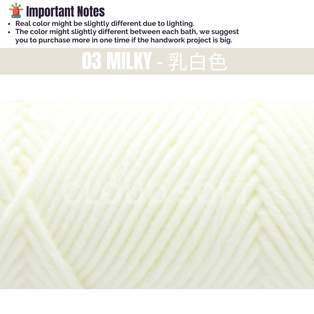 100G 8ply Benang Kait Lover Cotton Yarn for Crochet and Knitting