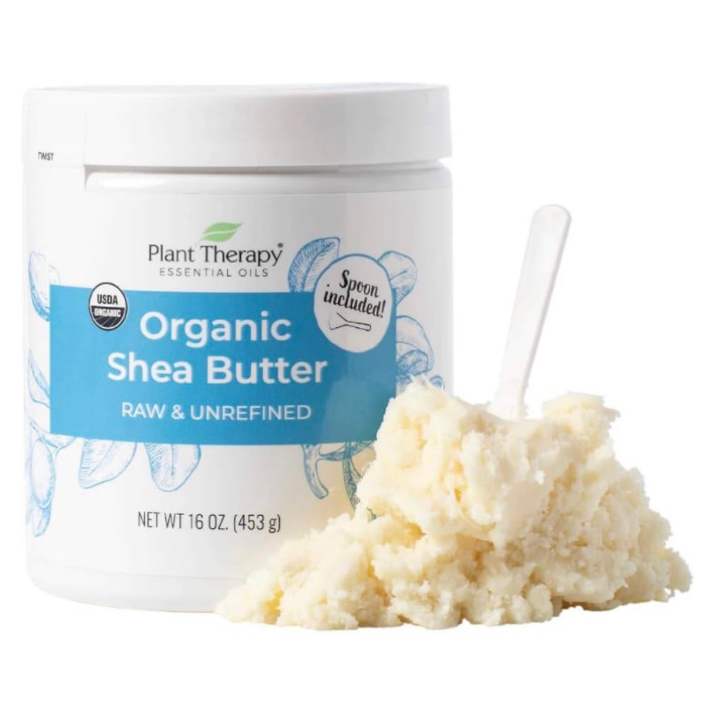 Bơ Shea Butter nguyên chất hữu cơ Plant Therapy Organic African Shea Butter Raw 453g USA