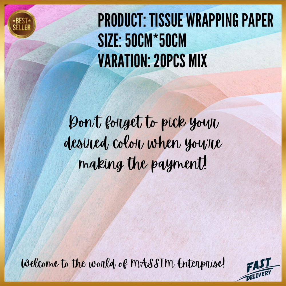 Tissue Wrapping Paper Sydney Paper Milk Cotton Paper HoneyComb Paper Murah Tisu Paper