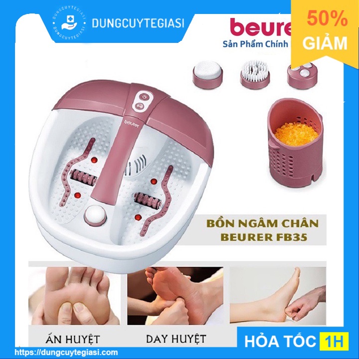 Bồn ngâm chân massage hồng ngoại BEURER FB35 có hương thơm- bảo hành 24 tháng