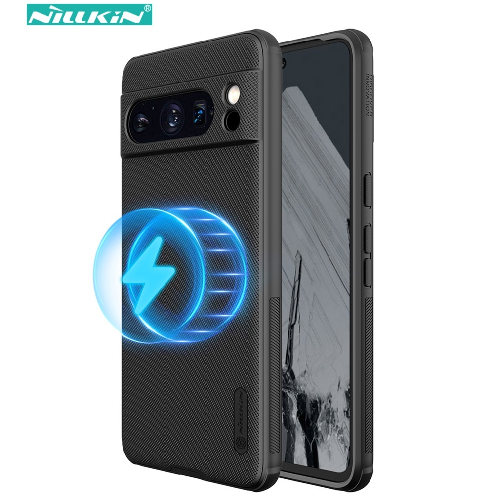 Nillkin Ốp MagSafe mờ cho Google Pixel 8 Pro 8a 8 Ốp lưng nhựa PC cứng chống sốc bảo vệ siêu Sần Vỏ điện thoại Pro