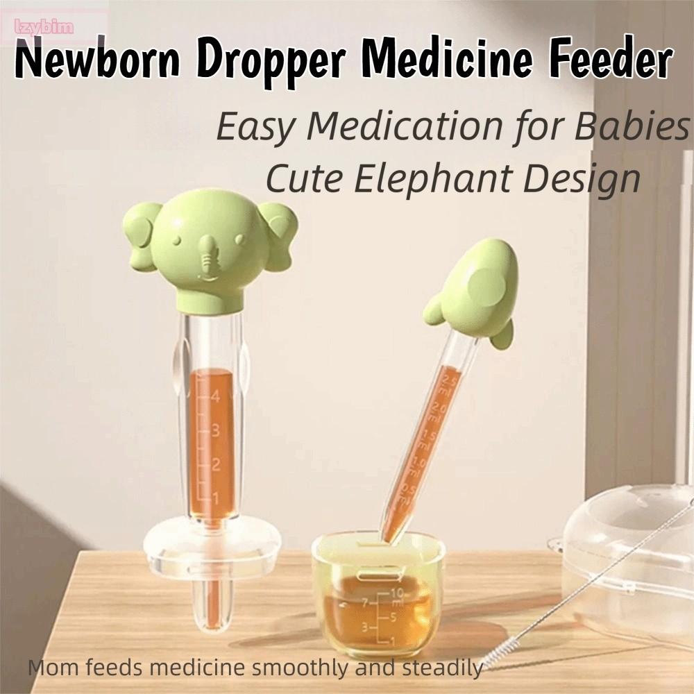 LZYBIM 5Pcs/Set Dễ thương Bình cho thuốc cho bé An toàn Hình dạng hoạt hình Bình cho thuốc nhỏ giọt cho trẻ sơ sinh Điều hòa cảm xúc cho bé Không chứa BPA Bình cho bé ăn dặm Thiết bị chăm sóc em bé