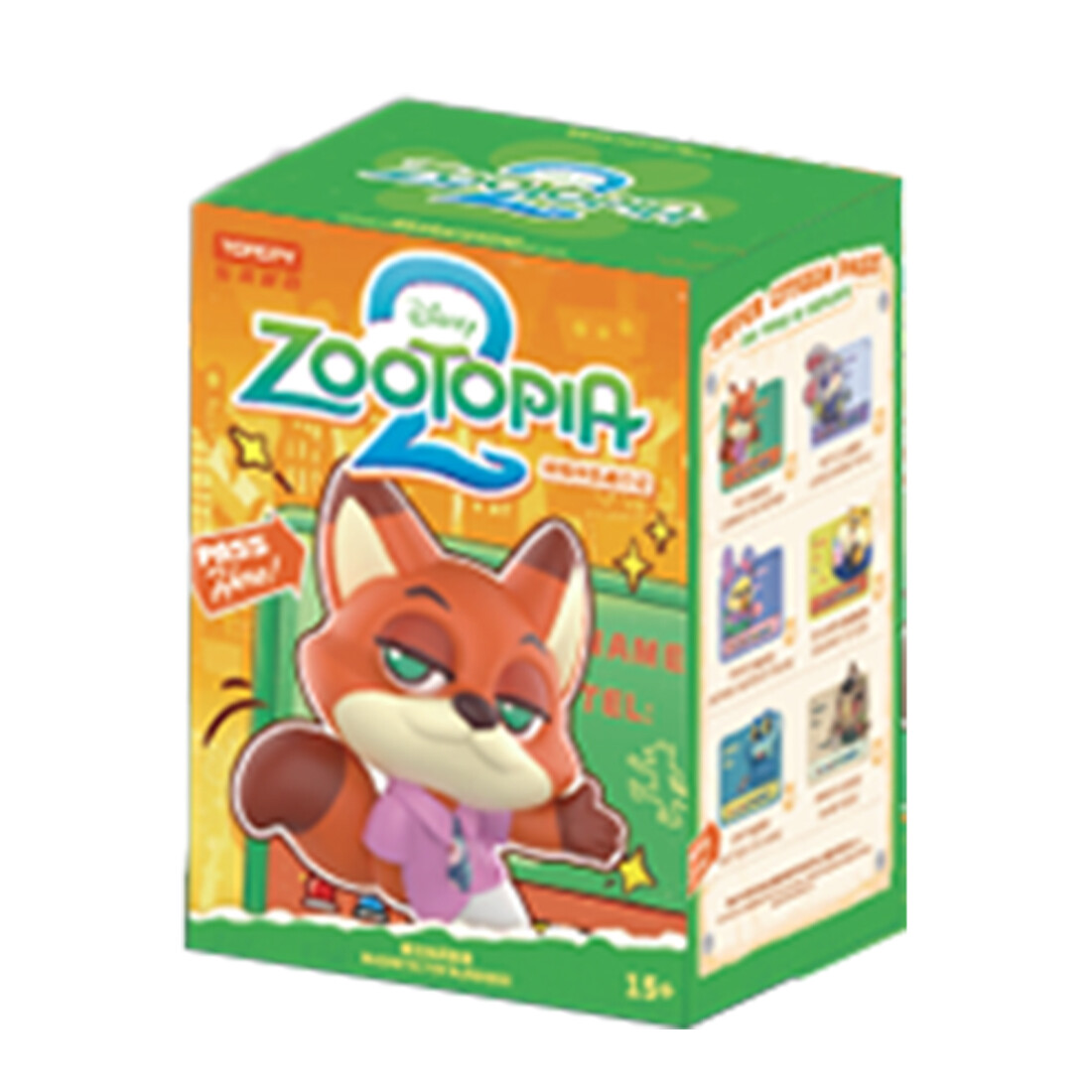 MINISO Official Disney Zootopia Super Citizen Pass Magnetic Toy Blind Box Collectible Figure Mystery Box Judy Hopps Nick Wilde Random Design ราคา 370 บาท*ส่งฟรี