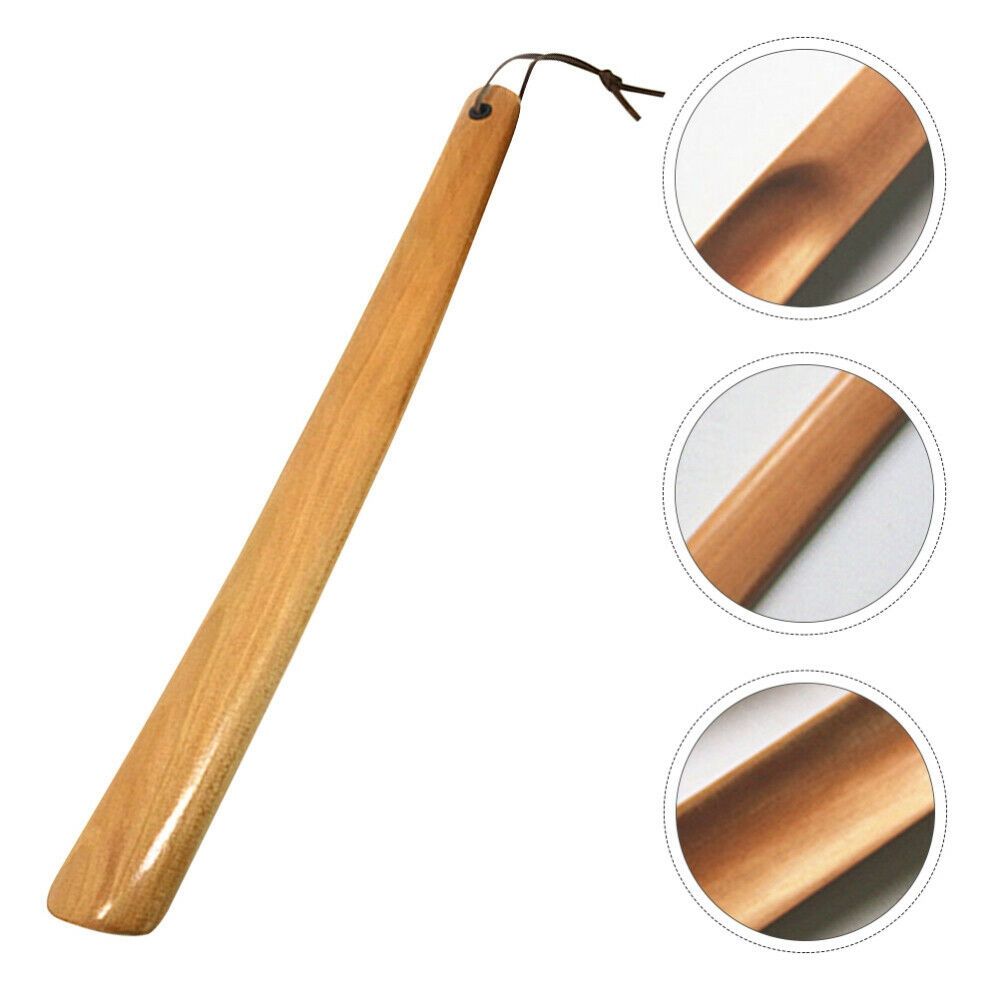 Geinstore14e2 còi giày nâng Giày Tay cầm dài thoải mái bằng gỗ bền lâu
