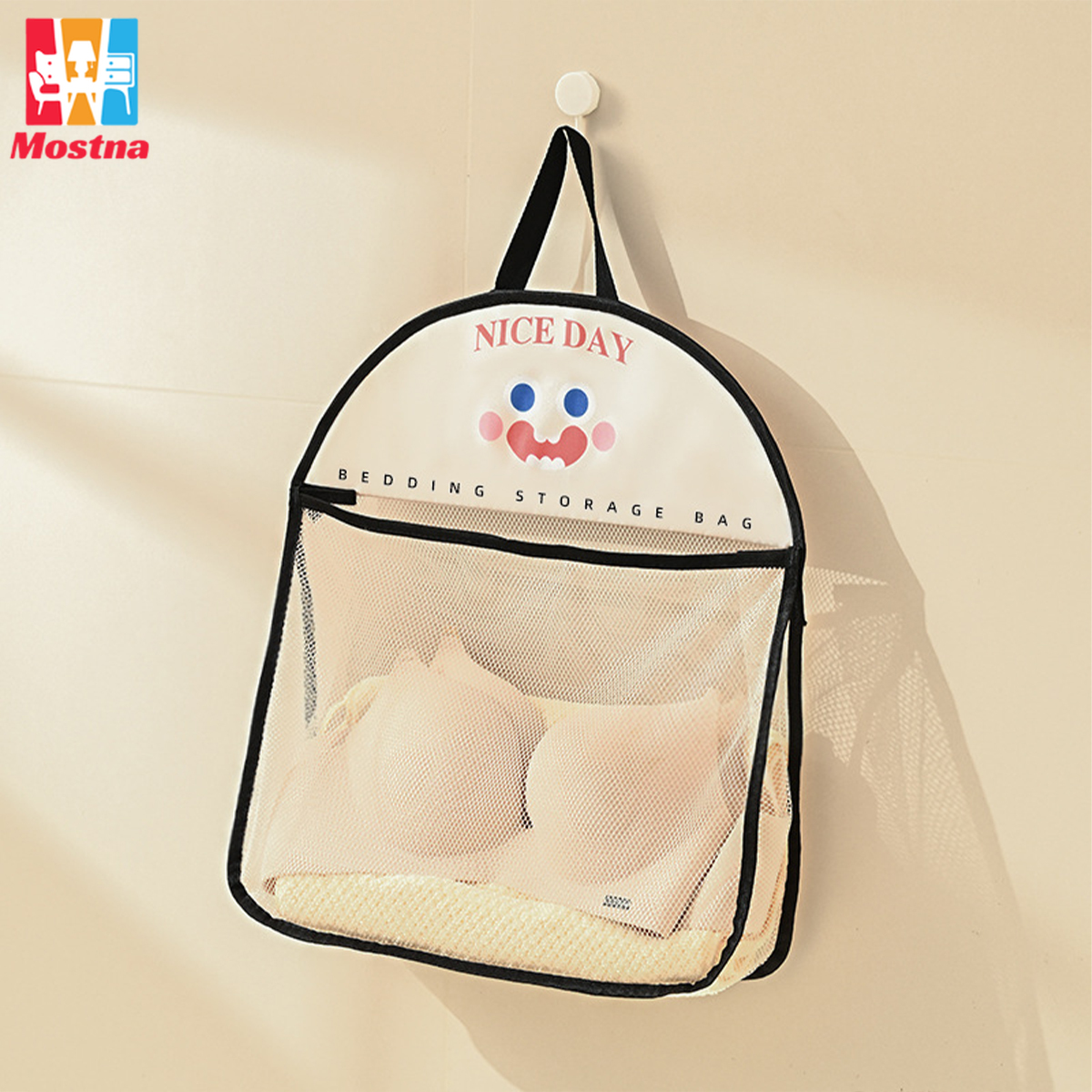 ถุงตาข่ายเก็บของเล่น ถุงเก็บของแขวนผนัง กระเป๋าจัดเก็บชุดชั้นใน ถุงตาข่ายแขวนห้องน้ํากระเป๋าจัดเก็บบังแดด / กระเป๋าจัดเก็บชุดชั้นใน ถุงตาข่ายแขวน ราคา 49 บาท*ส่งฟรี