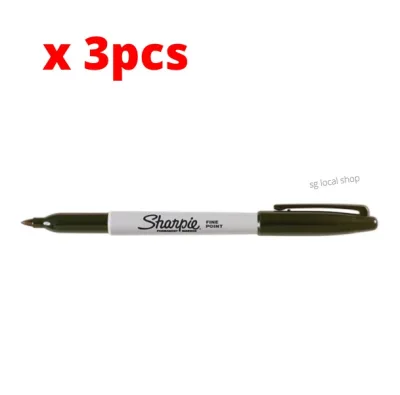[SG In-Stock] 3pcs Sharpie Fine / Ultra Fine - Permanent Black Marker