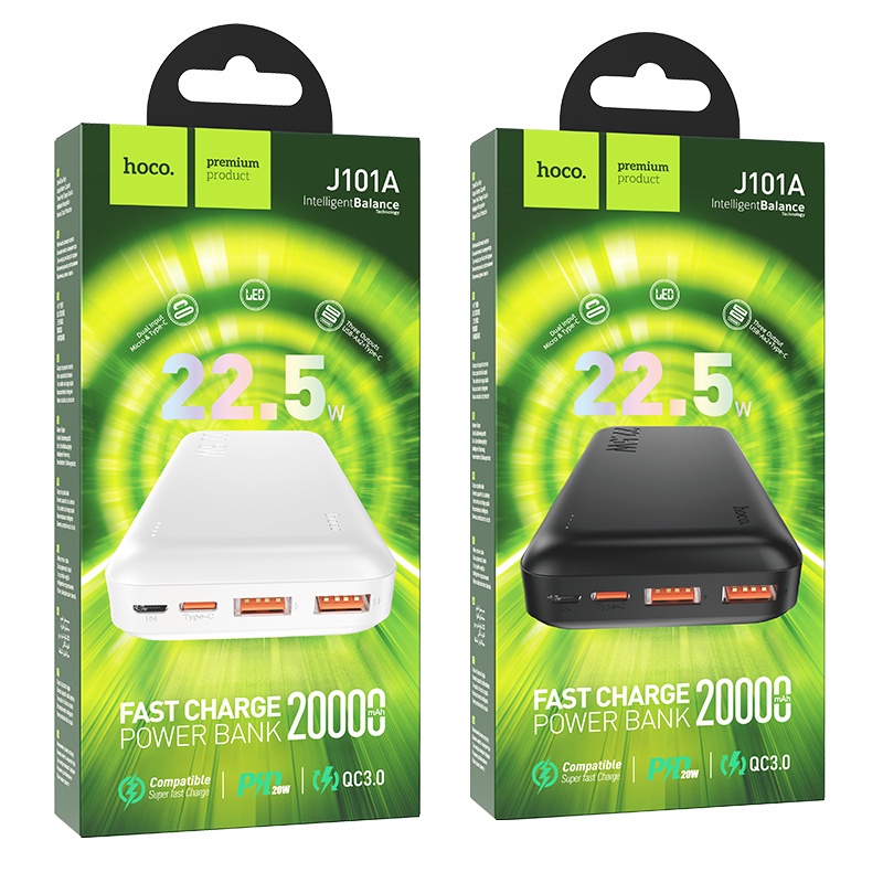 ⚡Mới⚡Pin sạc dự phòng Siêu Tốc 30000mAh J101B /J101A sạc nhanh 22.5w chính hãng Hoco output Type C BH 12 tháng 1 đổi 1 - 6