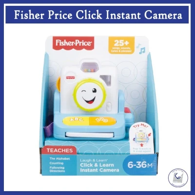 Original Mattel Fisher-Price Laugh Learn GJW19 Click Learn Instant Camera Toy