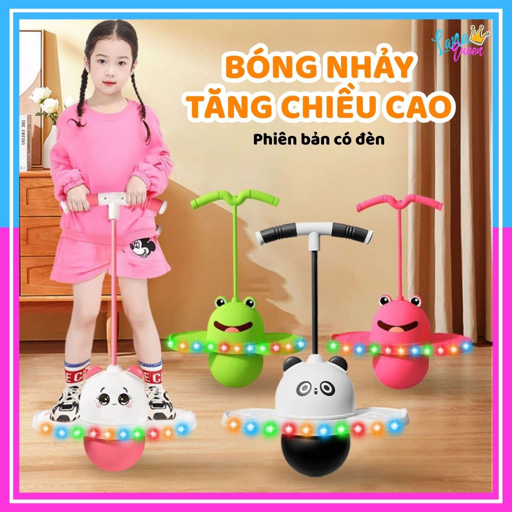  Đồ Chơi Bóng Nhảy Hỗ Trợ Tăng Chiều Cao Bóng Nảy Cao Su Đàn Hồi Tập Luyện Thể Dục Thể Thao Cho Bé 
