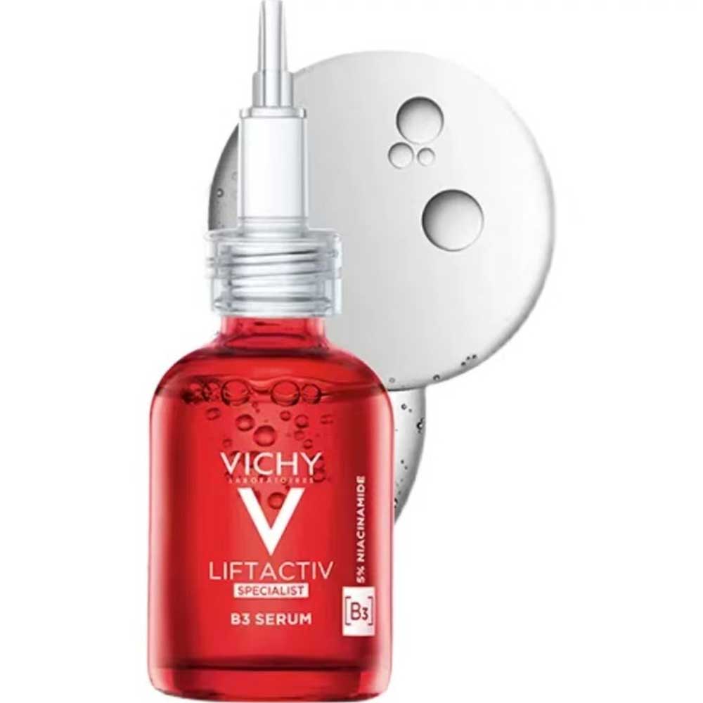 Vichy LiftActiv Vitamin B3 Serum 30ml – Anti-Aging Brightening & Wrinkle Repair For Glowing Skin