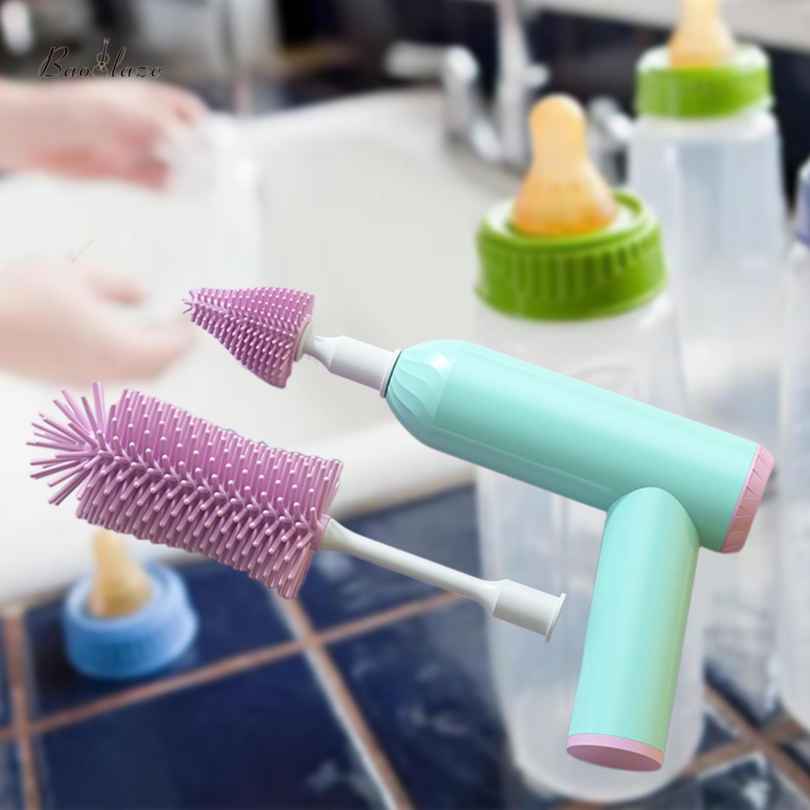 Baoblaze Baby Bottle Brush Cleaner Water Bottle Cleaning Brush for Cups Coffee Mugs ราคา 12,679 บาท*ส่งฟรี