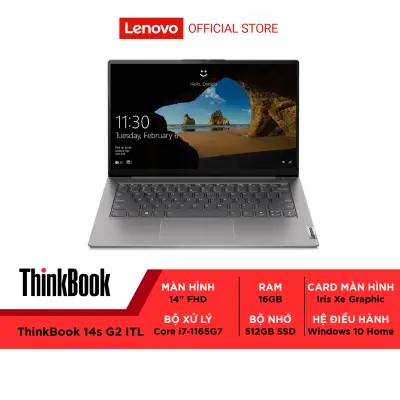 Laptop Lenovo ThinkBook 14s G2 ITL 20VA001BVN (Core i7-1165G7/16GB RAM/512GB SSD/14-inch FHD/WIN10)