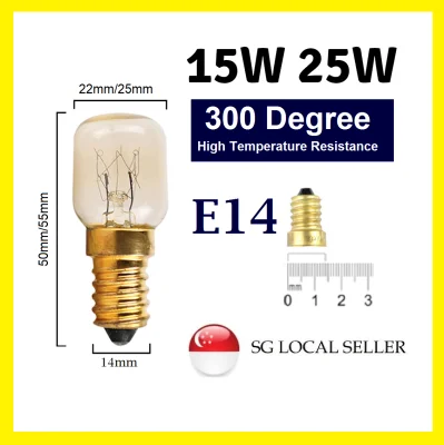 [SG Local Seller] E14 Oven Light Bulb 15W 25W