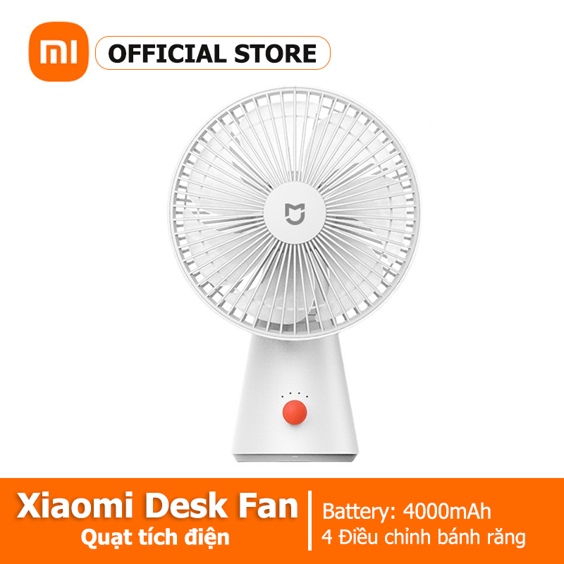 Quạt mini để bàn Xiaomi Mijia ZMYDFS01DM quạt sạc nhỏ gọn quạt tích điện