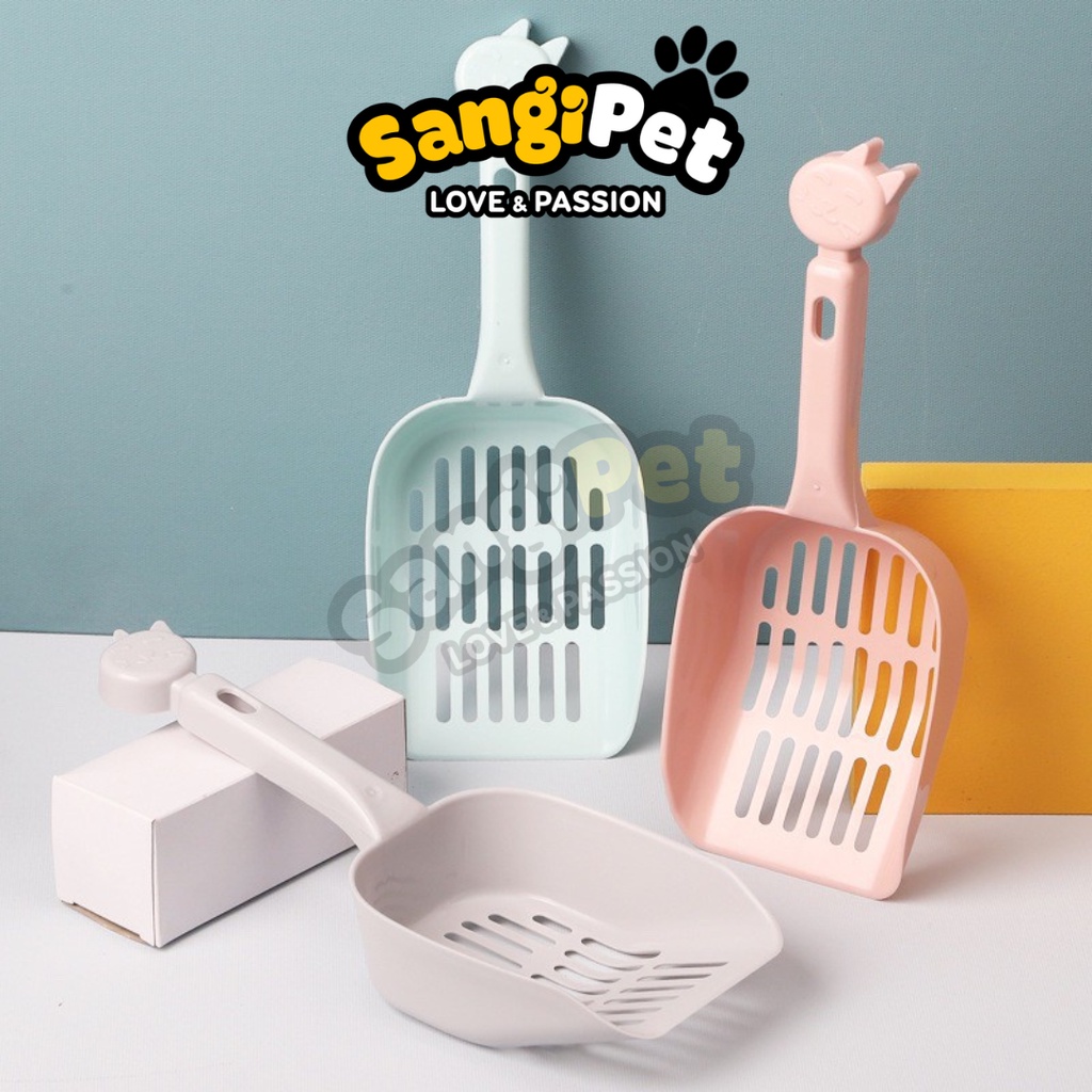 Xẻng xúc cát vệ sinh mèo - xẻng hốt cát dọn phân cho mèo