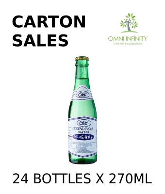 Glass Bottle Oldenlandia Water 270ml Bottle Drinks Carton Sales (24 bottles per carton)