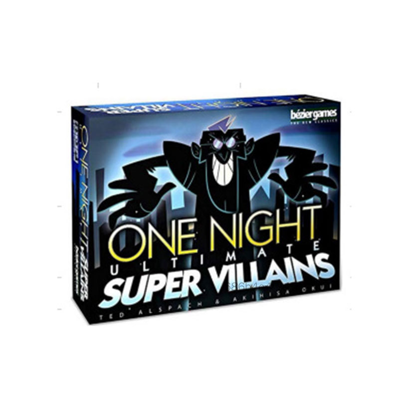 One Night Ultimate Werewolf Deluxe Edition Super Villains Board Trò chơi trong 3 đến 10 tuổi để chơi tuổi 8+ TF-Mel-VN