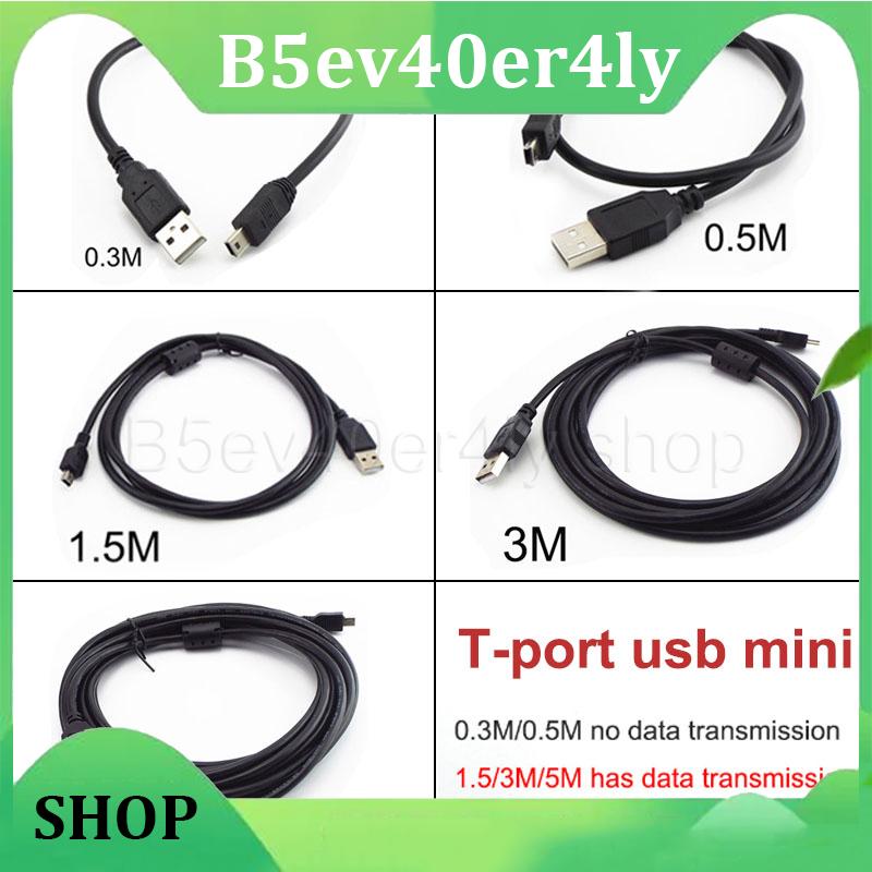 B5ev40er4ly shop mini usb cable t-port mini usb data cable 0.3m 0.5m 1.5m 3m 5m usb to usb fast charger for mp3 mp4 player dvr digital camera