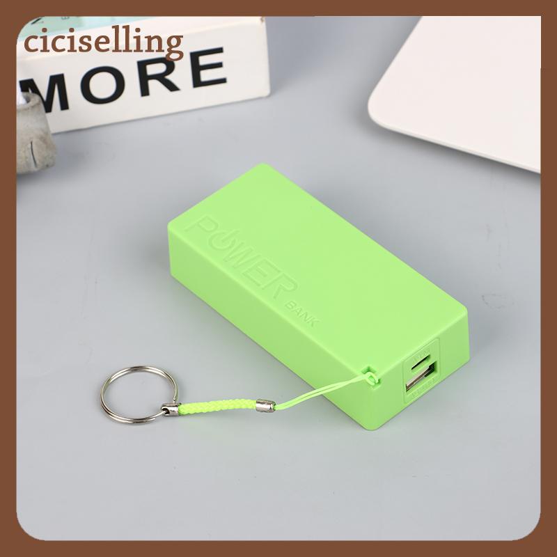 [ciciselling] Điện thoại di động ngân hàng sạc pin gói cho trường hợp tự làm hộp Protable đầy màu sắc stroage hộp - 3