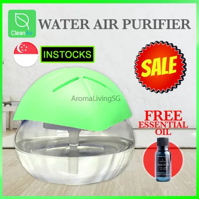 (Ship from SG) Model B Green Air Revitalizer. Water Air Purifier. For Air Purification and Cleaner Air. Home Air Cleaner. Remove Odour. Choose your Free Essential Oil