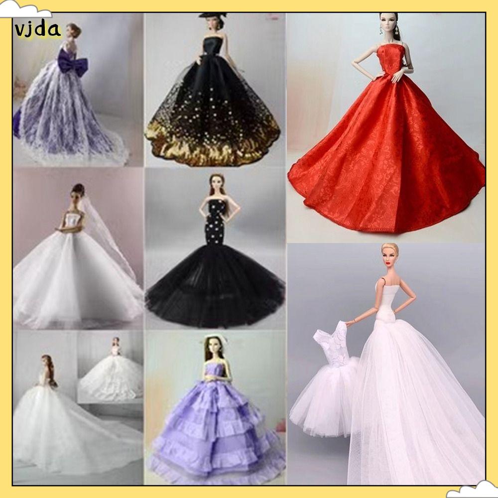 VJDA Thủ công Váy cưới búp bê Thời trang Trang phục thường ngày Quần áo