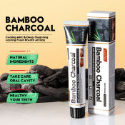 SADOER Bamboo Charcoal Whitening Toothpaste - Deep Cleansing & Fresh Breath