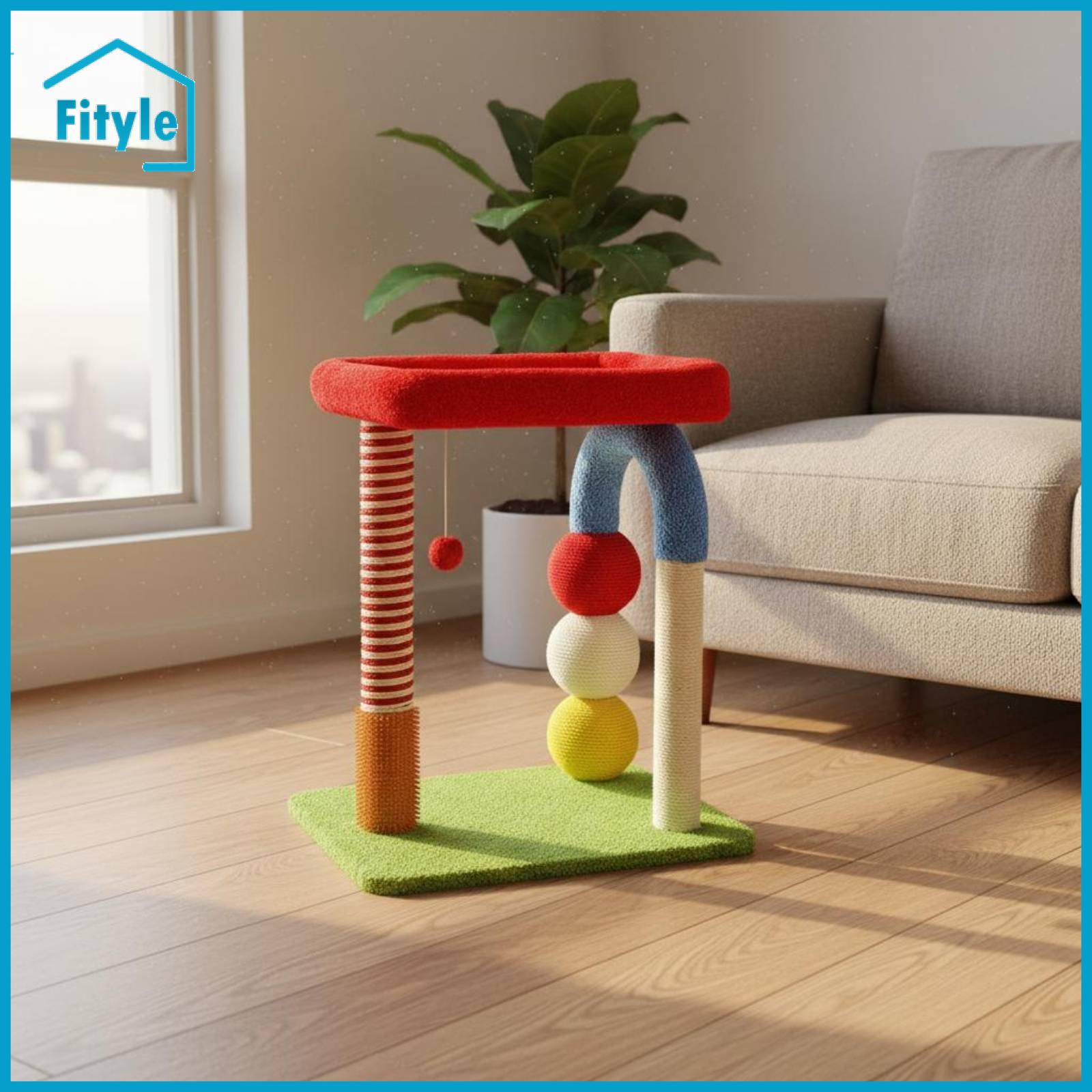 Soft Cat Climber Multi-Function Cat Scratching Tree Indoor Use ราคา 8,258 บาท*ส่งฟรี