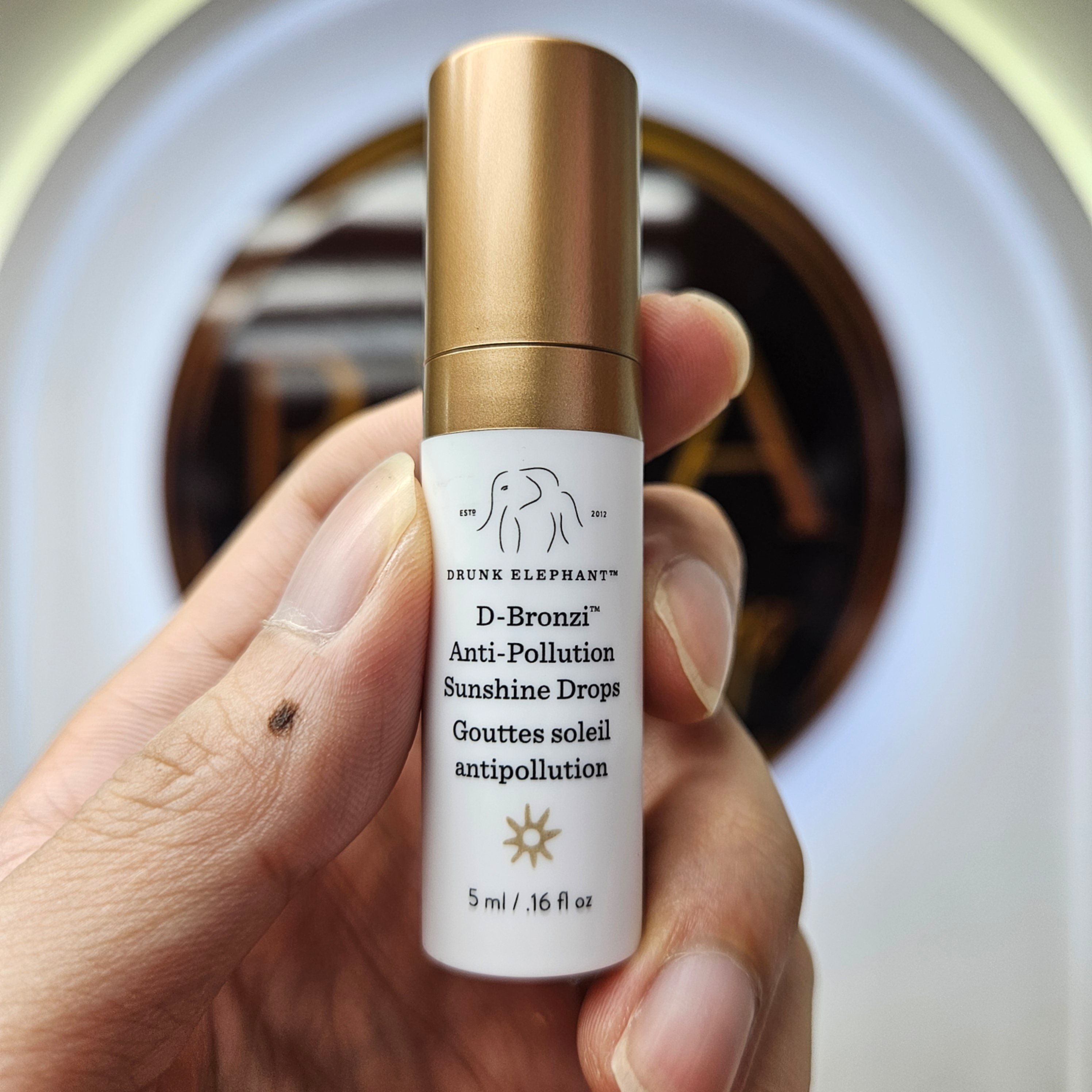[Mini] Serum Drunk Elephant D-Bronzi Anti-Pollution Sunshine Drops 5ml