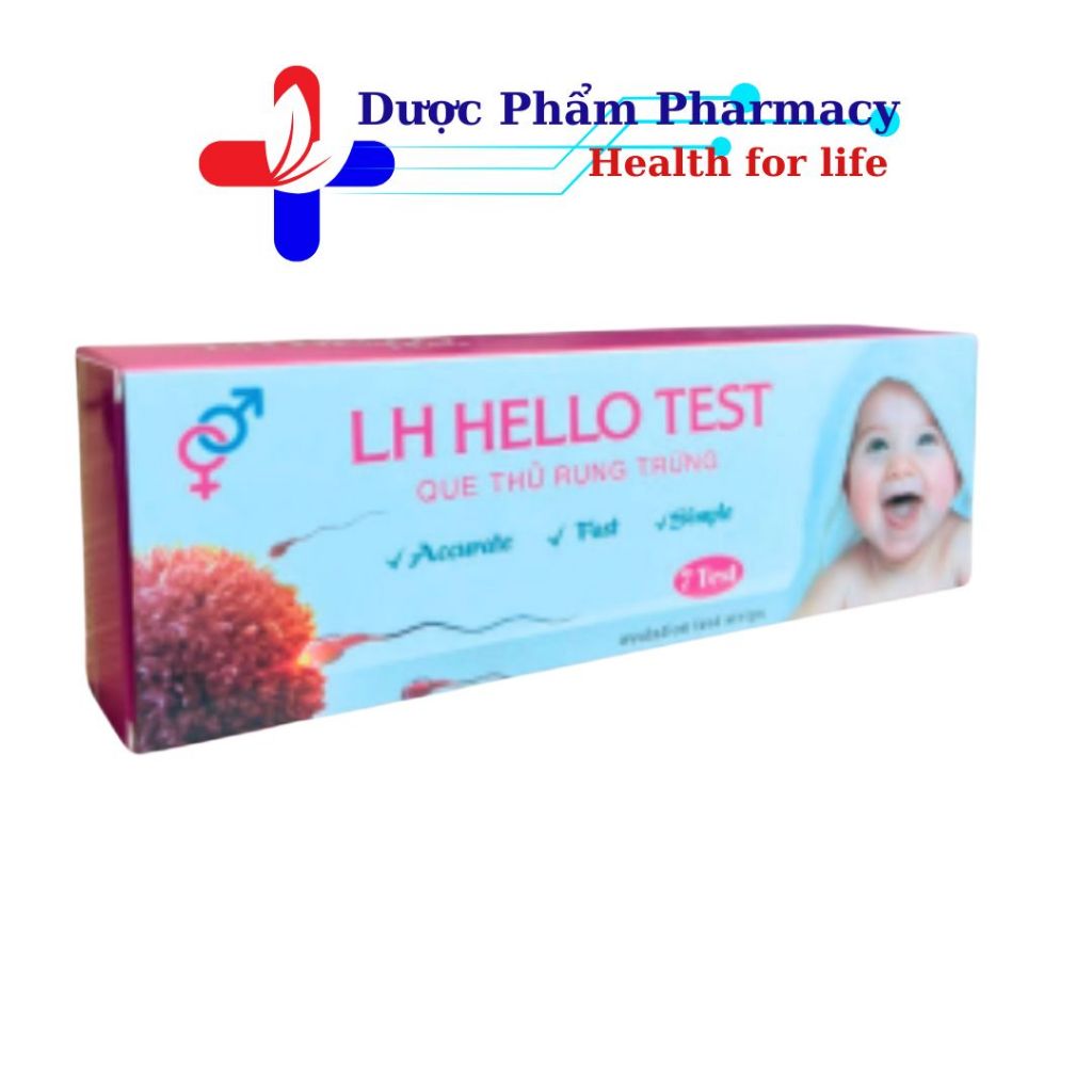 Que thử rụng trứng LH HELLO TEST - Hộp 7 Test
