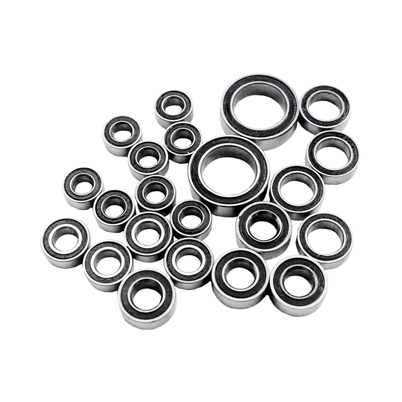 22Pcs Steel Sealed Bearing Kit is Suitable for 1/18 Rc Crawler Trx4M Upgrades Parts