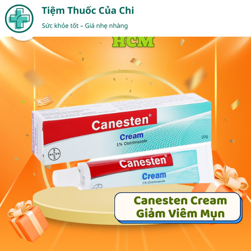 Canesten Cream 20g & 5g Giảm Viêm Mụn Nhọt Ngứa Làm Dịu Nhẹ Ngay Trên Da