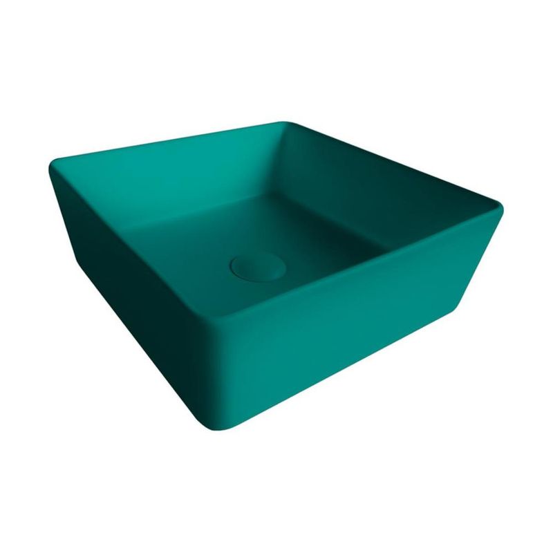 GELATO BATH BT-8434-6อ่างล้างหน้าวางบน เหลี่ยม มัทฉะ ราคา 3,890 บาท*ส่งฟรี