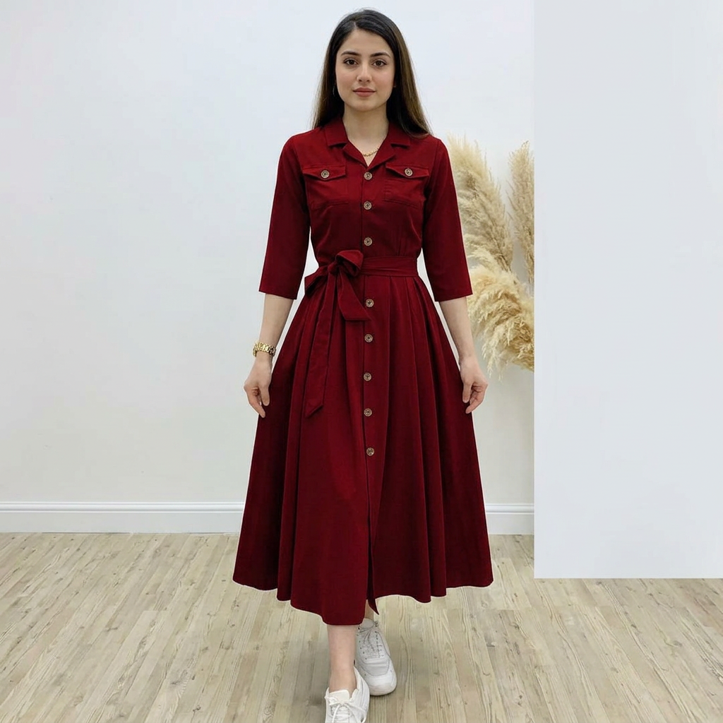 Designer Fully Embroidered Silk Maxi with Matching Embroidered Koti – Ready to Wear Formal Wedding Dress for Girls & Women