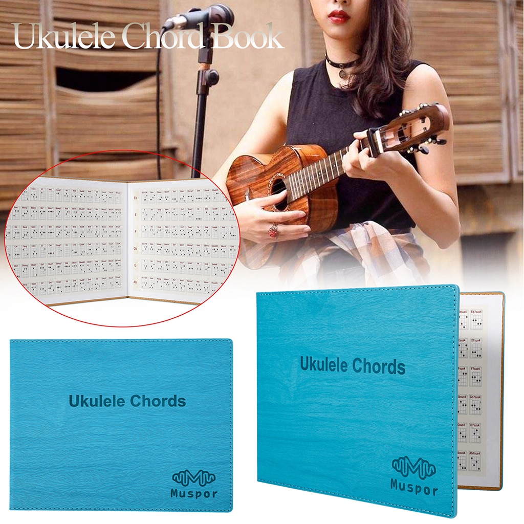 Portable Ukulele Chord Chart Songbook Over 180 Chords Collect All A-Ab Tone