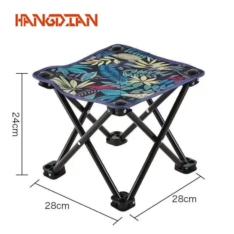 HANGDIAN Portable Folding Chair for Outdoor Camping Fishing Leisure Use Lightweight and Durable ราคา 302 บาท*ส่งฟรี