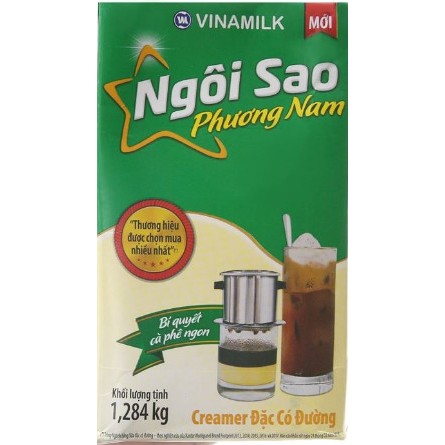Sữa Đặc Có Đường Vinamilk Ngôi Sao Phương Nam Hộp Xanh lá