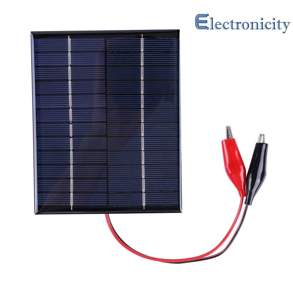 5W 12V tấm năng lượng mặt trời Sạc Không Thấm Nước Tự Làm Polysilicon Năng Lượng Mặt Trời Epoxy Bộ sạc pin Bộ sạc pin năng lượng mặt trời Cho cắm trại ngoài trời