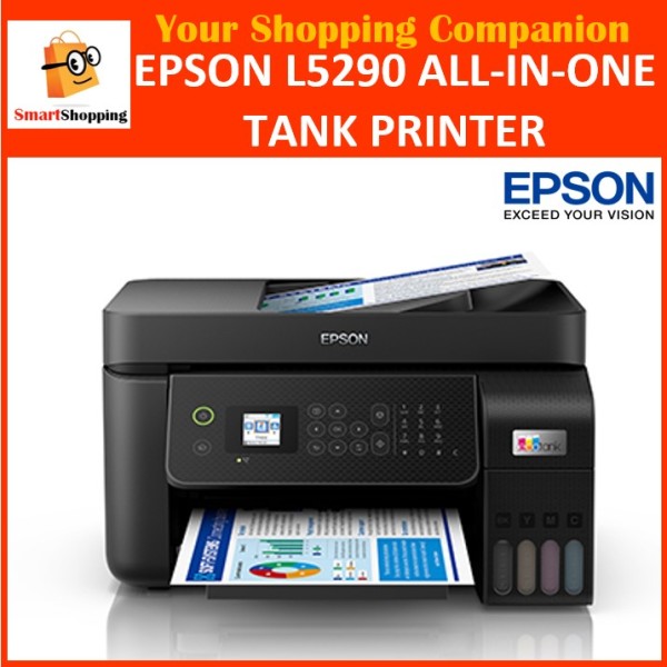 Epson L5290 / L5190 Wi-Fi All-in-One Ink Tank Printer with ADP Compatible Windows MAC OS Singapore