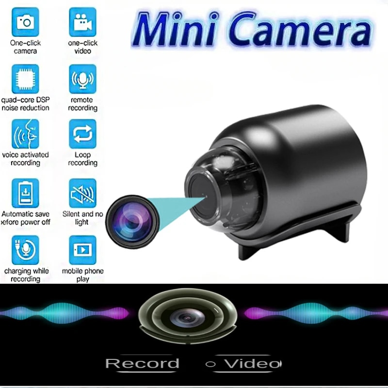 【User-friendly】 Dixsg Hd 1080p X5 Mini Wifi Camera Ir Night Vision Motion Detection Wide Angle Ip Ca