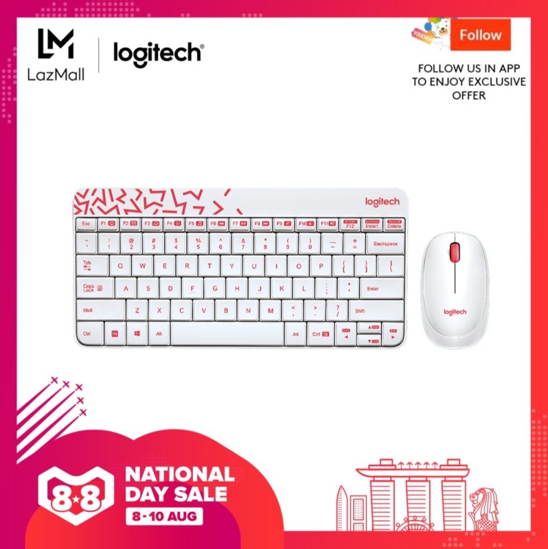 (Top Seller) Logitech MK240 Nano Wireless Keyboard and Mouse Combo Singapore