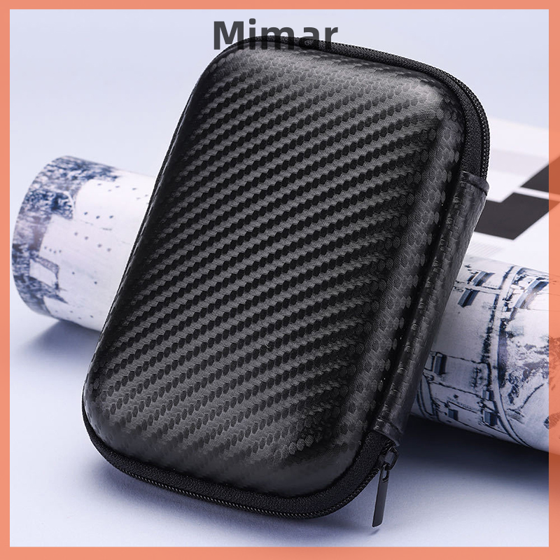 🔥🔥🔥【Fast Shipping】 Creative Portable Hard Disk Mini Storage Bag Gaming Accessories Travel Zipper Hard Case Storage Bag Data Cable Sundries Bag