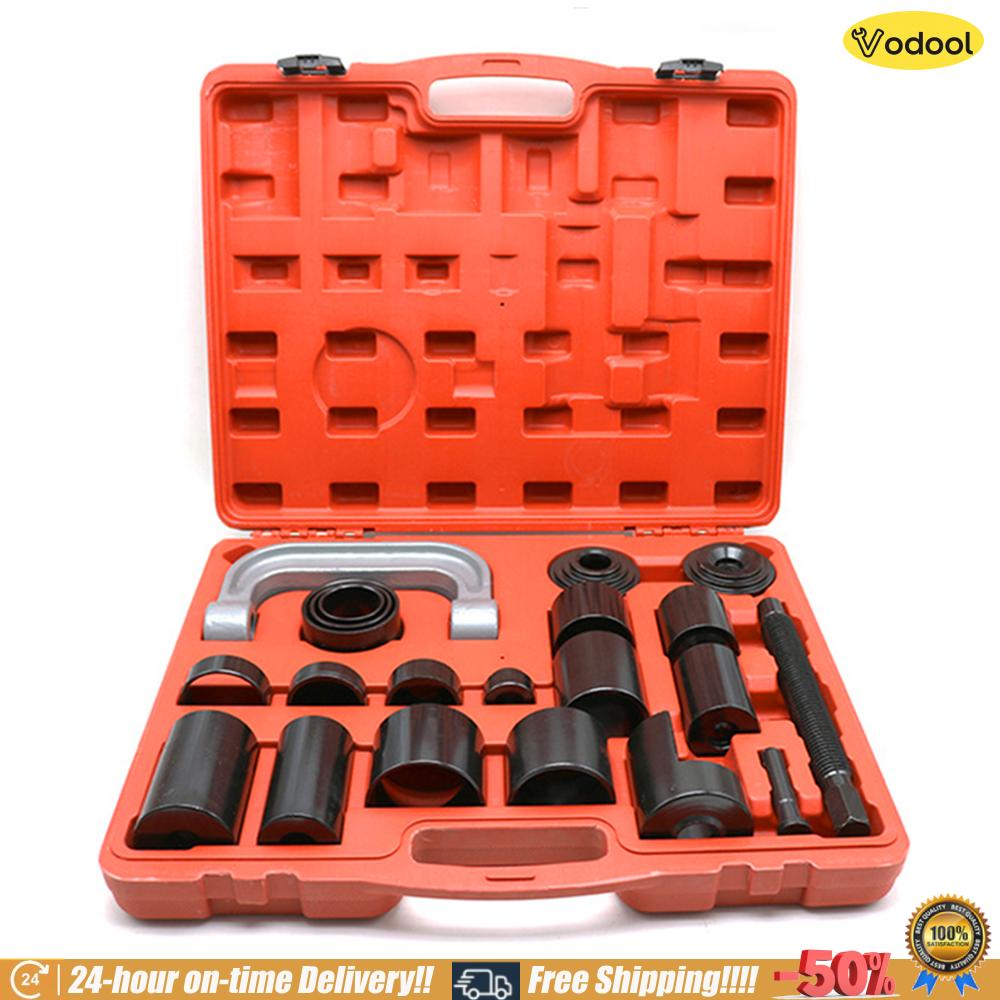 [Votool] 21 ชิ้น Ball Joint Remover ชุดเครื่องมือเหล็กคาร์บอนซ่อมรถยนต์ติดตั้งชุดอะแดปเตอร์พร้อมกล่องเก็บ Ball Joint Puller สำหรับบริการยานพาหนะ ราคา 2,605 บาท*ส่งฟรี