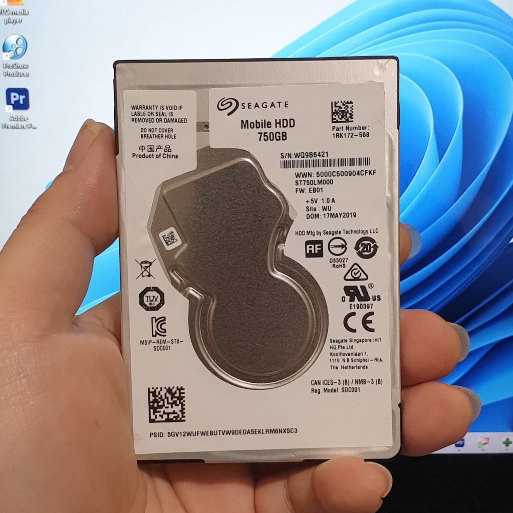 Ổ CỨNG HDD SATA LAPTOP 2.5 INCH THÁO MÁY SỨC KHỎE 100%
