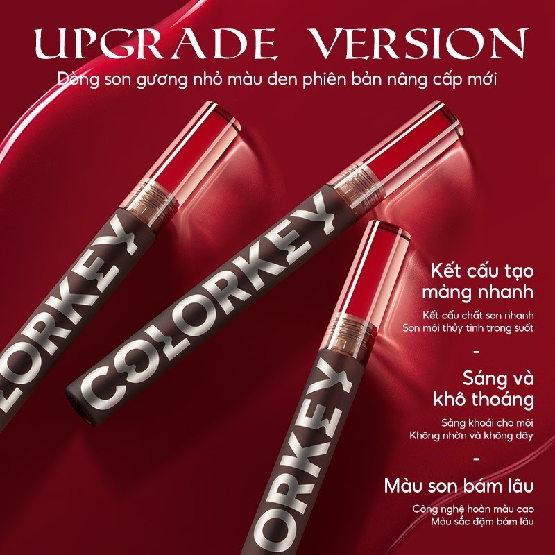 Son tint bóng colorkey màu son bám lâu 1.7g